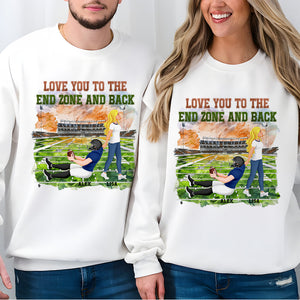 Personalized Gifts For Couple Shirt Football Lover Couple 01XQMH040125PA-Homacus