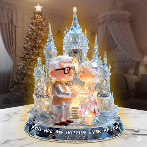 Shimmering Fairytail Couple Acrylic Light Box, Personalized Gifts For Couple 02QHLU301025-Homacus