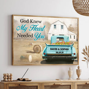 Personalized Gifts For Couple Canvas Print 02ACDT111224-Homacus