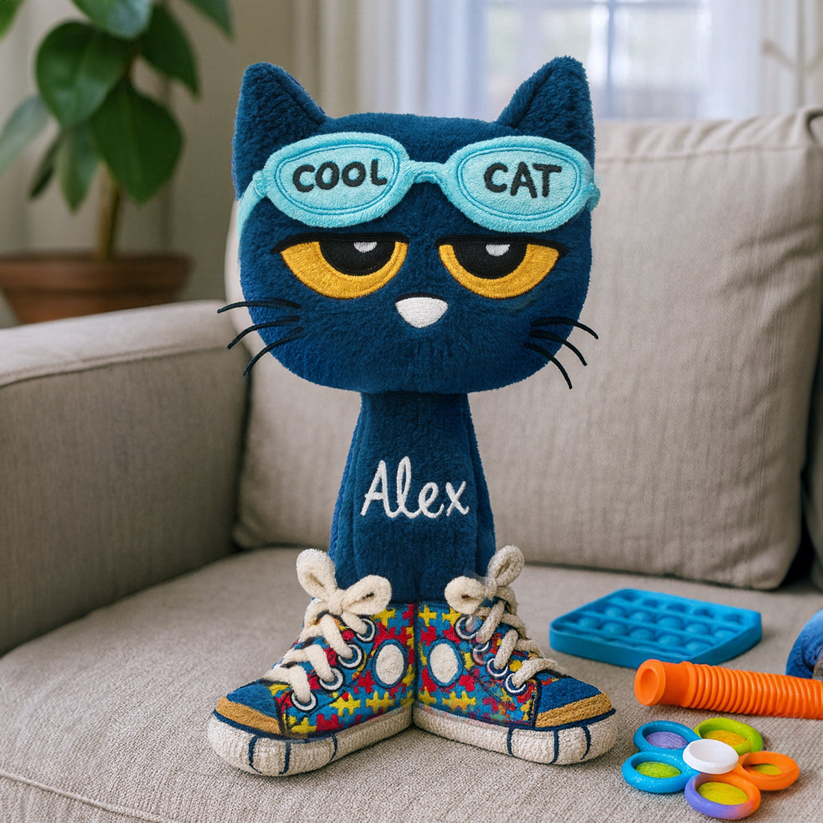 Autism Awareness Custom Shaped Pillow - Personalized Gifts 01hulu051225-Homacus