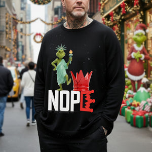 Nope Green Monster Freedom Shirt - Gifts For Christmas Shirt 03TOLU231025-Homacus