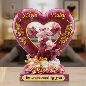 I'm Enchanted By You Acrylic Plaque - Personalized Gifts For Couples 02OHTA081225-Homacus