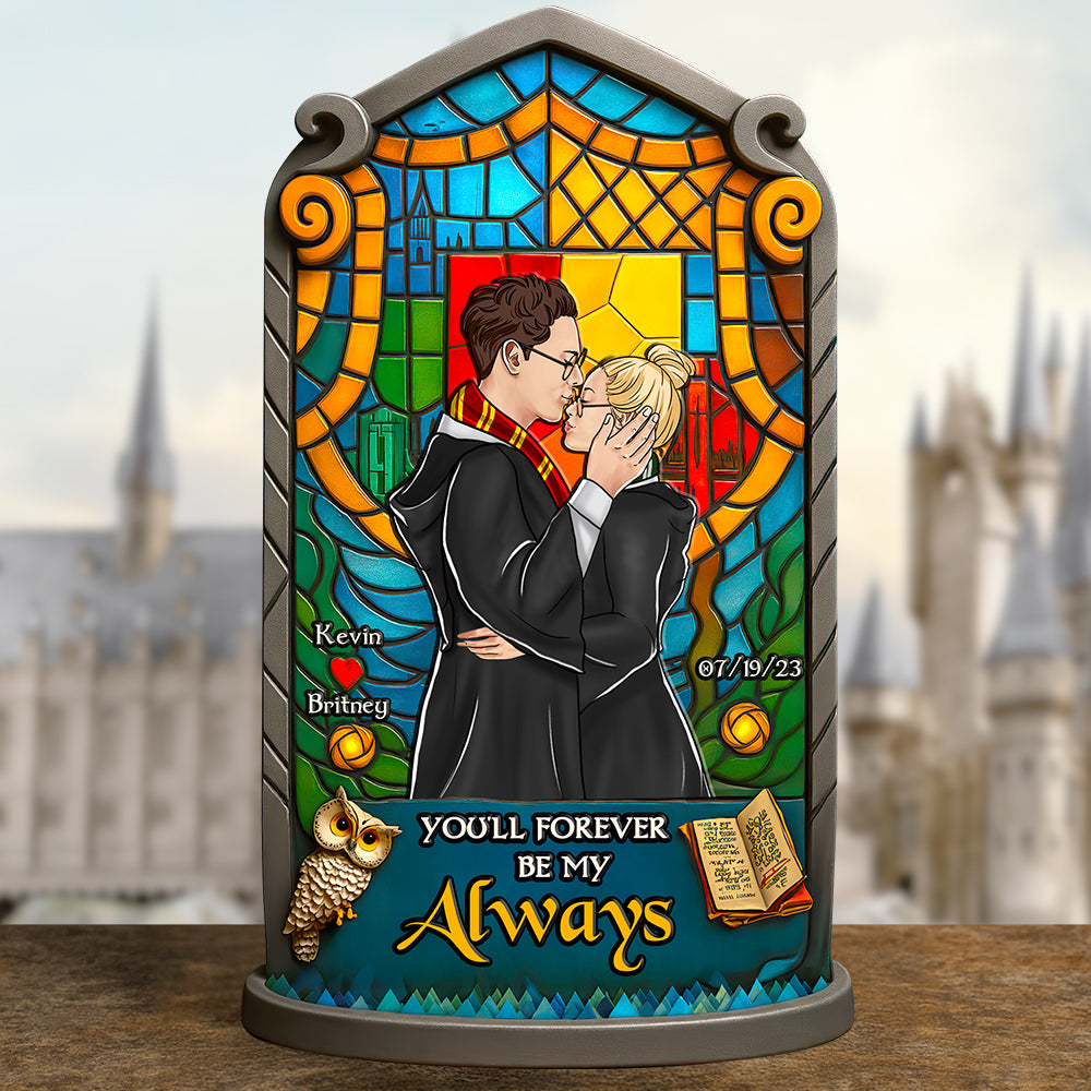 Wizard Couple Acrylic Plaque Personalized Gifts For Couple 02HUDT020525TM-Homacus