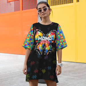 Gifts For Autism Mom Raglan Dress Autism Awareness 05XQMH180325-Homacus