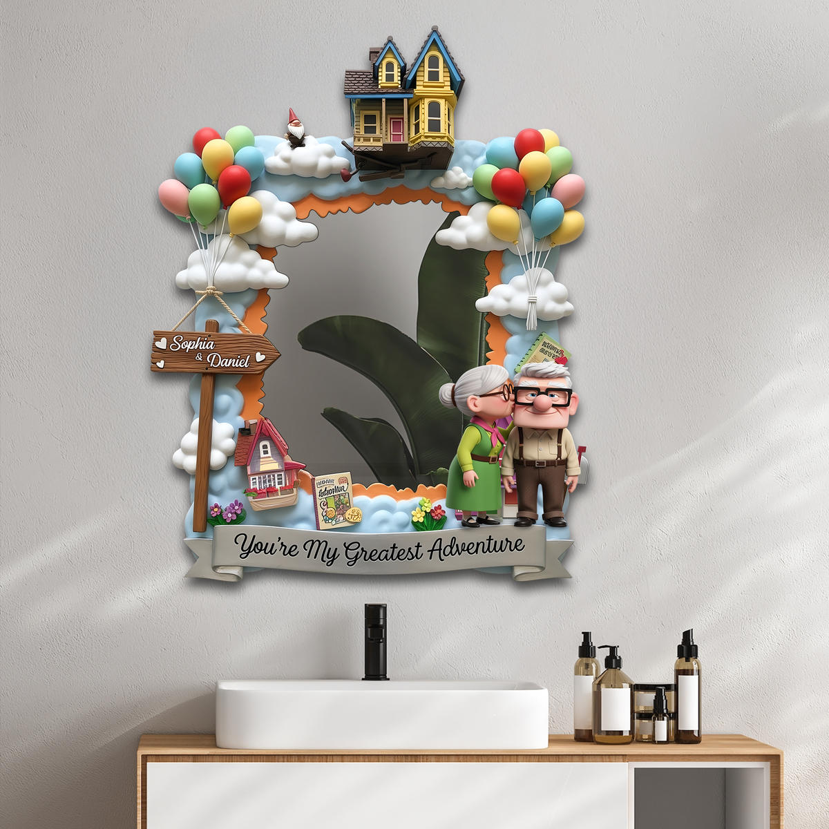 Old Couple Mirror - Personalized Gifts For Couple 01tglu260725-Homacus