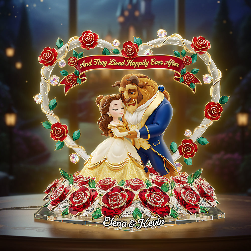 Dancing Couple Custom Shape Acrylic Light Box - Personalized Gifts For Couple 02pata261125-Homacus