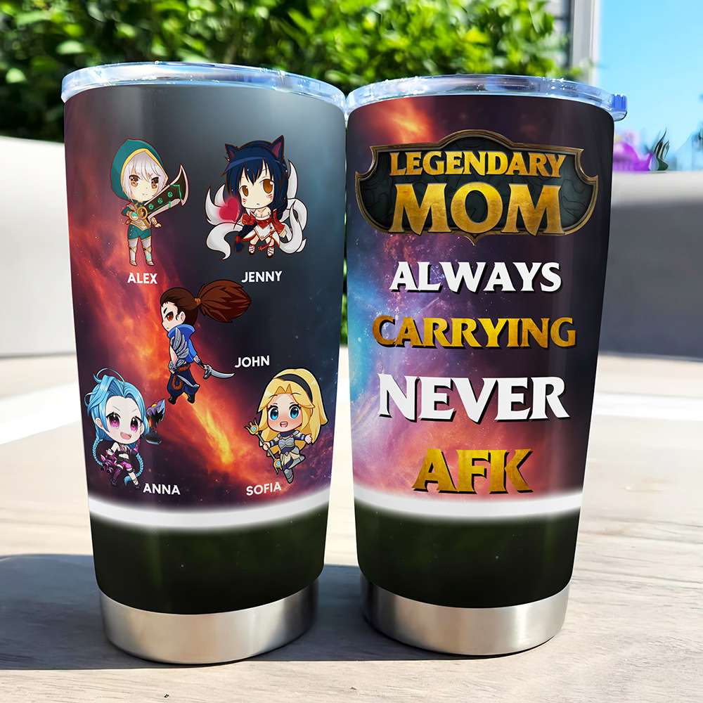 Personalized Gifts For Mom Tumbler Legendary Mom 01OHMH110225-Homacus