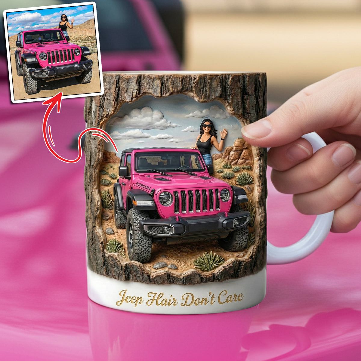 Off-Road Adventure Coffee Mug - Personalized Custom Photo Gift For Off-road Lovers 02HULU311225-Homacus