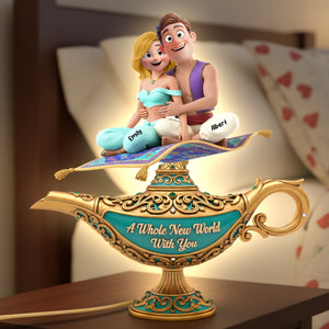 Romantic Couple Acrylic Light Box - Personalized Gifts For Couples 05kiqn161225-Homacus