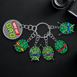 Personalized Gifts For Dad Keychain With Charms 02HTMH040424-Homacus
