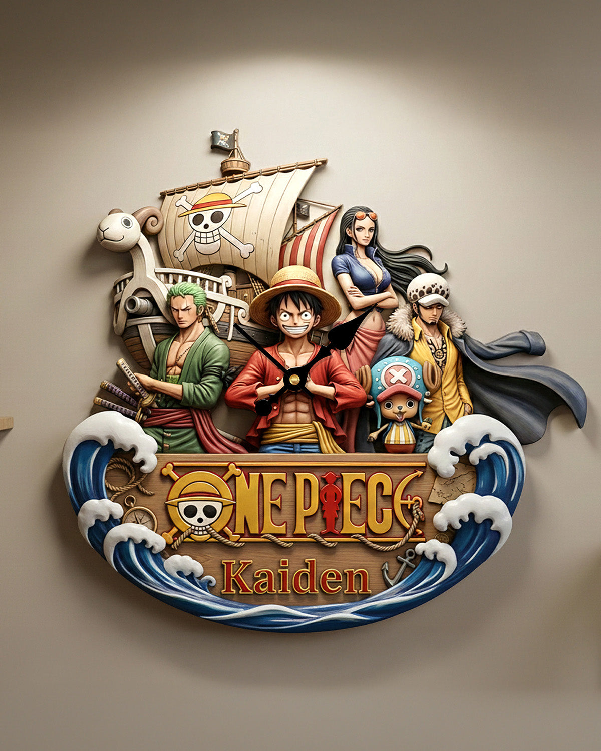 Adventure Crew Acrylic Clock – Personalized Gifts 05kimg311225-Homacus