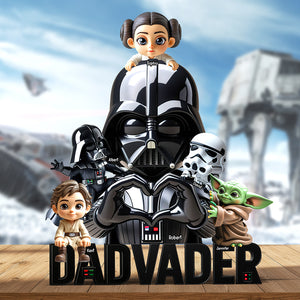 The Strongest Dad Acrylic Plaque Personalized Gifts For Dad 04NAQN070525-Homacus