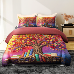 Reading Book Quilt Bed Set - Gifts For Book Lovers 07hupu040625-Homacus