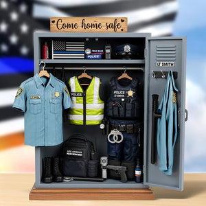 Festive Police Plaque – Custom Christmas Gift For Law Enforcement Heroes 03qhqn290525-Homacus