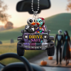Horror Offroad Couple Car Ornament - Personalized Gifts For Couple 02tgtn280525-Homacus