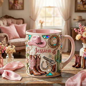 Cowgirl Accent Mug - Personalized Gifts For Cowgirl 05hymg230126-Homacus