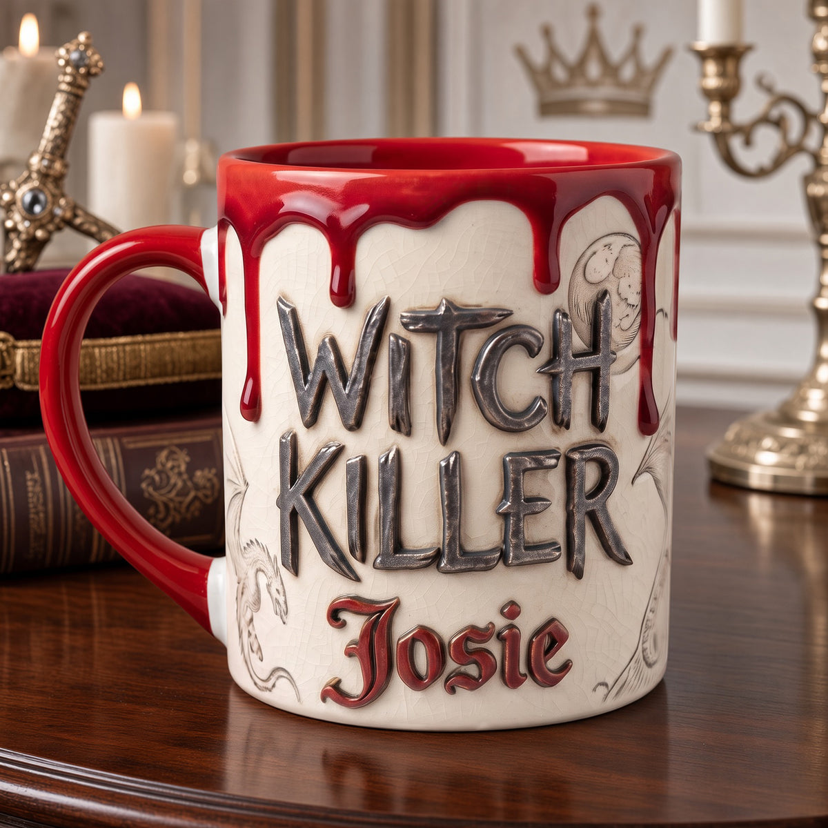 Dark Fantasy Coffee Accent Mug - Personalized Gifts 03hulu190826-Homacus