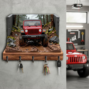 Trail Mud Master Acrylic Key Hanger - Personalized Gifts For Off-Road Car Lovers 04tolu191225-Homacus