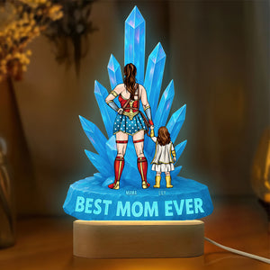 Super Mom LED Light Personalized Gifts For Mom 051OHDT190425PA-Homacus