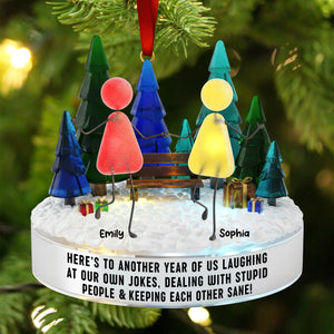 Sea Glass Friendship Ornament – Personalized Christmas Gifts For Besties 05naqn281025-Homacus