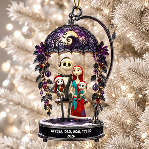 Cute Spooky Family Acrylic Ornament - Personalized Christmas Gifts For Family 02ohdt031026-Homacus