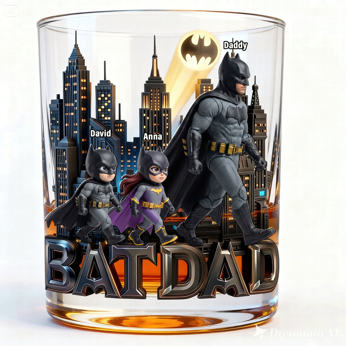 Like a Normal Dad But Cooler Round Glass - Personalized Gifts For Dad 04OHQN190526-Homacus