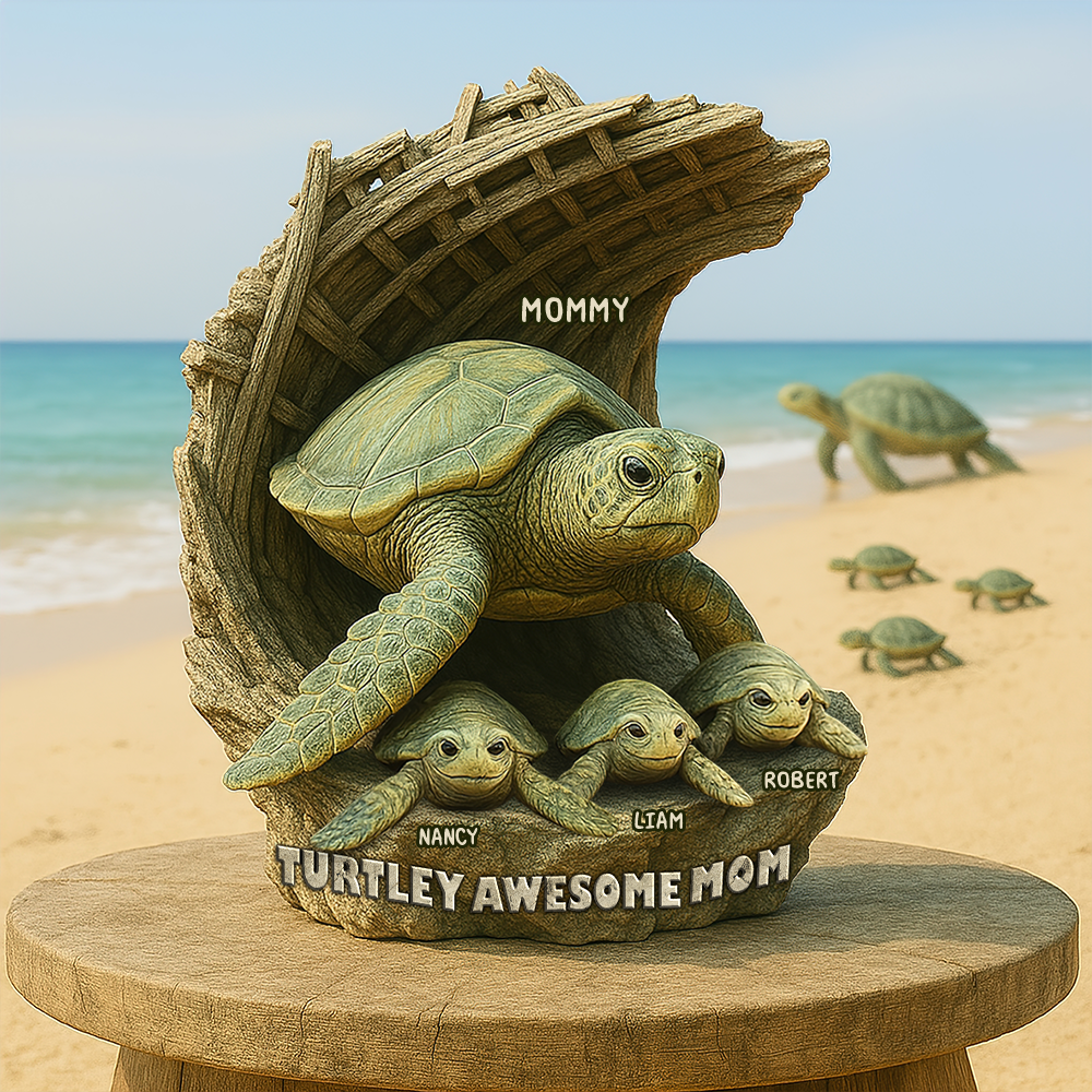 Personalized Gifts For Mom Acrylic Plaque, Turtley Awesome Mother 03tgpu050425-Homacus