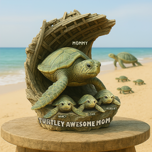 Personalized Gifts For Mom Acrylic Plaque, Turtley Awesome Mother 03tgpu050425-Homacus