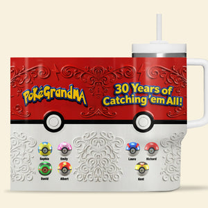 Family Catching 40oz Tumbler - Personalized Gifts For Family Members 01ohqn270226-Homacus