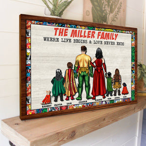 Personalized Gifts For Family Wood Sign 07NALH150223TM-Homacus