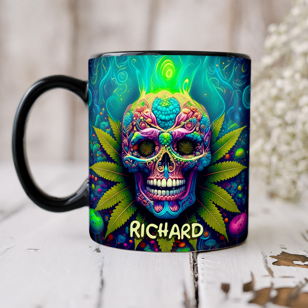 Chill Skull Mug Personalized Gifts For Stoners 04TODT100625-Homacus
