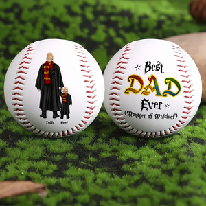Personalized Gift For Dad Baseball Father's Day Wizard Dad 052ACHU050425TM-Homacus