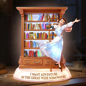 Bookworm Adventure Light Box Personalized Gifts For Book Lovers 01QHLU041225-Homacus
