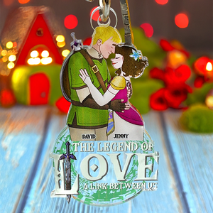 Personalized Gifts For Couple Keychain 07qhtn241224hg Gaming Couple Love Legend-Homacus