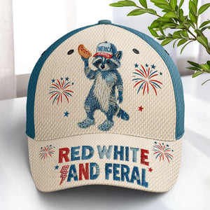 Independence Racoon Classic Cap Personalized 4th of July Gifts 03NADT020625-Homacus
