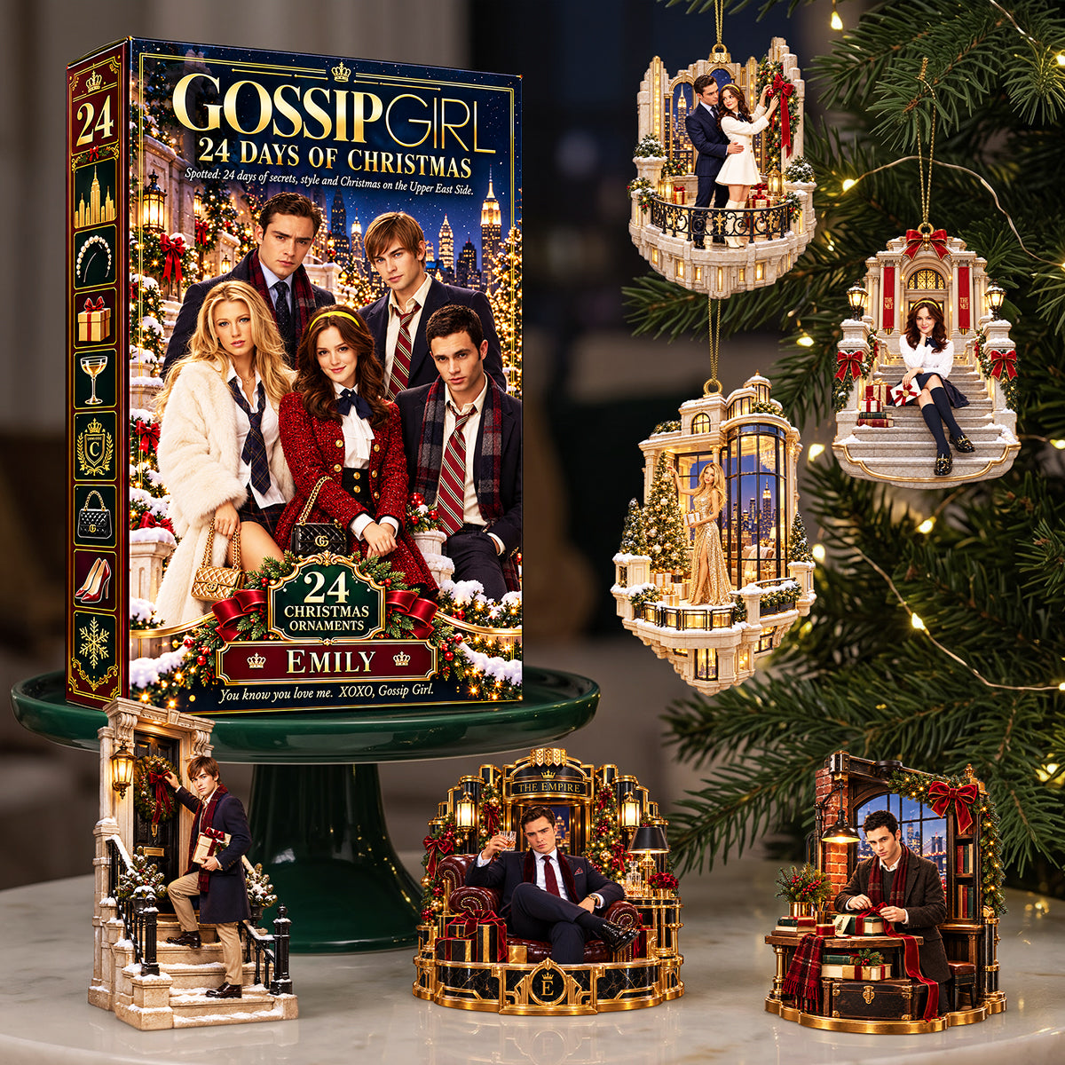 Iconic TV Drama Moments Advent Calendar Blind Box Ornament - Personalized Gifts For TV Series Lovers 03hata101026-Homacus