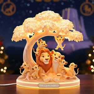 Family Light Box - Personalized Gifts For Family Custom Shape Acrylic Light Box 03OHTN301025-Homacus