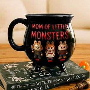 Mom Of Little Monsters Personalized Halloween Gifts For Mom Cauldron Mug 02natn280825-Homacus