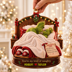 Furry Naughty Couples Acrylic Ornament - Personalized Christmas Gifts For Couples 03ttdt160926-Homacus