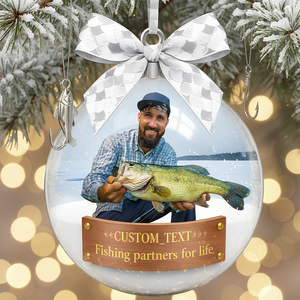 Custom Photo Gifts For Fishing Lovers Christmas Ornament 01hydt051125-Homacus