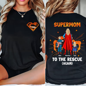 Personalized Gifts For Mom Shirt, Mom To The Rescue 03QHMH190325PA-Homacus