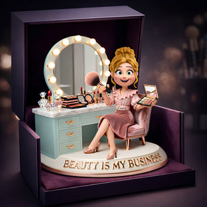 Dressing Table Acrylic Plaque - Personalized Makeup Artist Gifts 02PGDT230226-Homacus