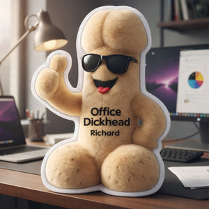 Funny Custom Shaped Pillow - Personalized Gifts For Coworker 01NAQN181125-Homacus