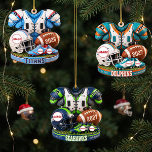 Athletic Style Acrylic Ornament - Personalized Christmas Gifts For Sport Lovers 03huta170926