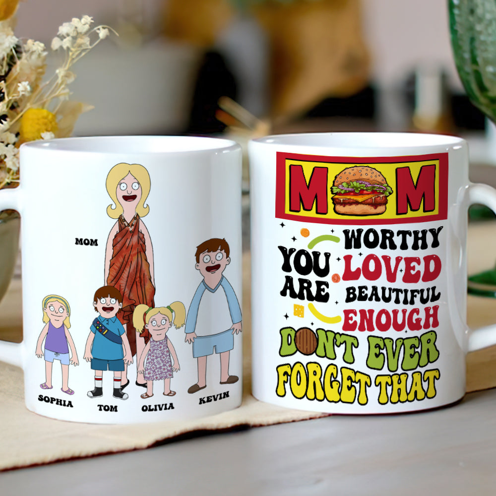 Personalized Gifts For Mom Coffee Mug Don't Ever Forget 03TODT100325HG-Homacus