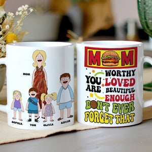 Personalized Gifts For Mom Coffee Mug Don't Ever Forget 03TODT100325HG-Homacus