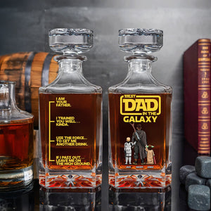 Galaxy Dad Whiskey Bottle - Personalized Christmas Gifts For Dad 01TOTN060525HHHG-Homacus