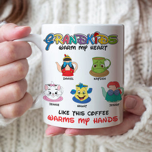 Personalized Gift For Mom Coffee Mug Kids With Warm Heart 02OHLU100125-Homacus