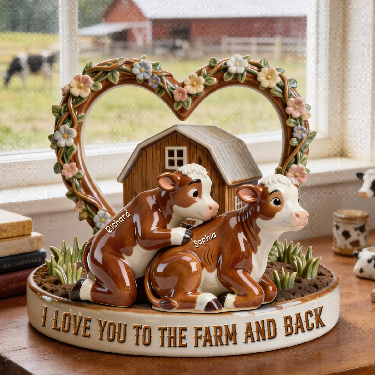Cow Couple Farm Acrylic Plaque – Personalized Gifts For Couple 03ohqn311225-Homacus