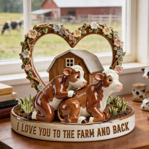 Cow Couple Farm Acrylic Plaque – Personalized Gifts For Couple 03ohqn311225-Homacus